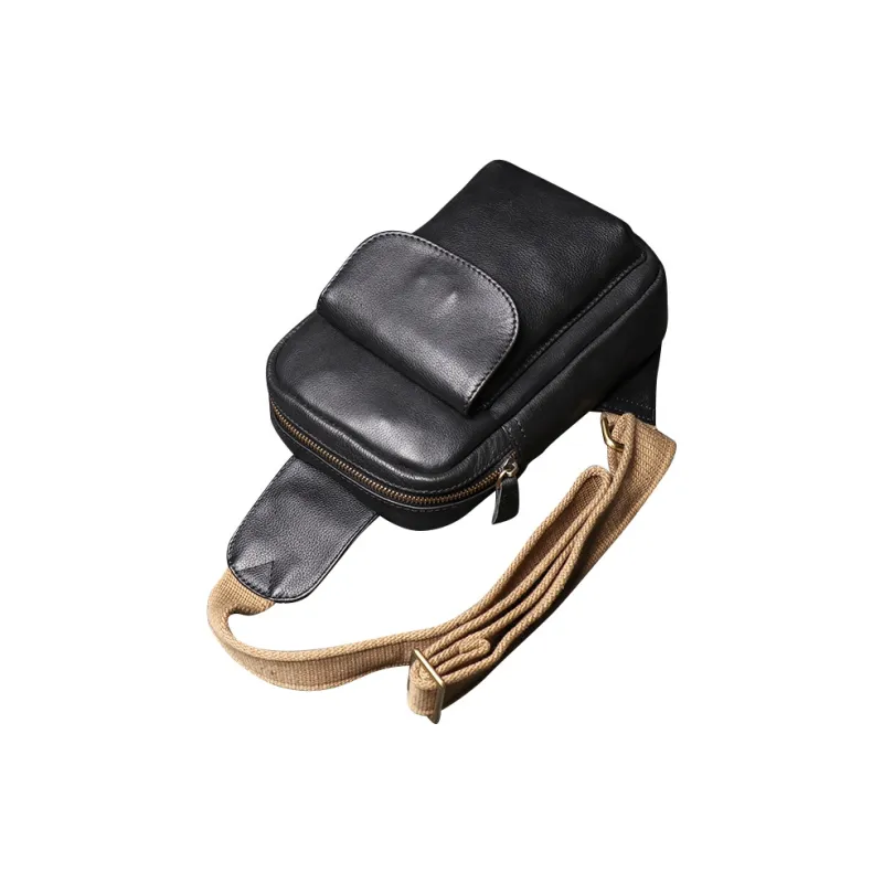 DOSRFINI Cow Leather Sling Bag Regular Men's-3