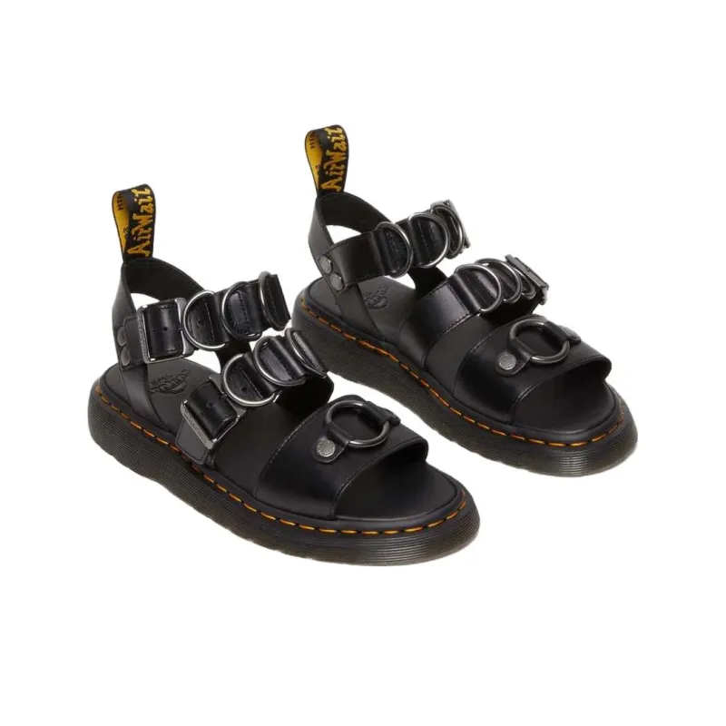 Dr.Martens Stylish Sandals Unisex Black-2