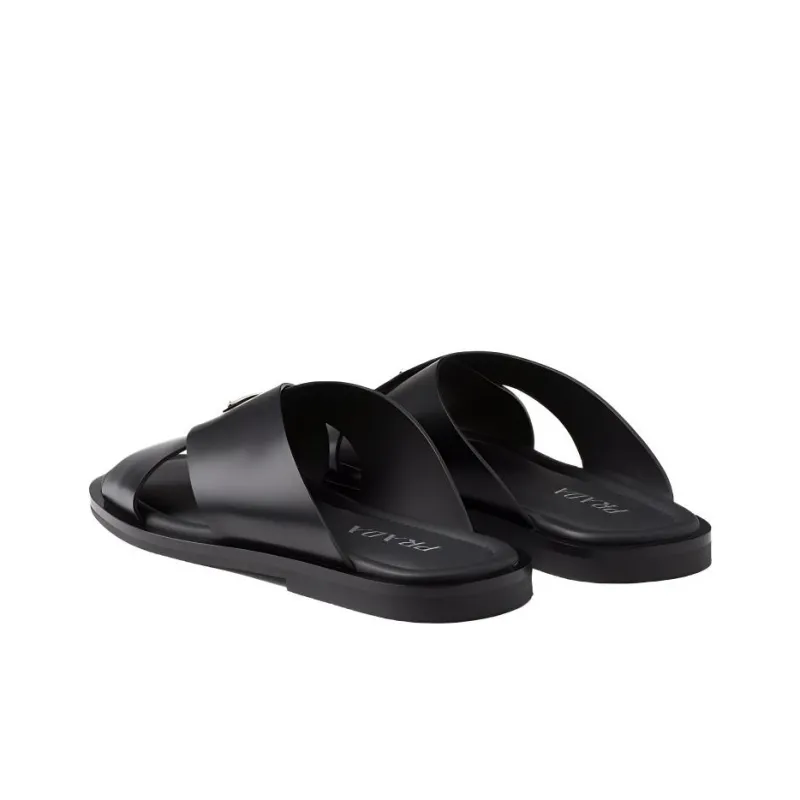 PRADA Slide Slippers Men's Black-2