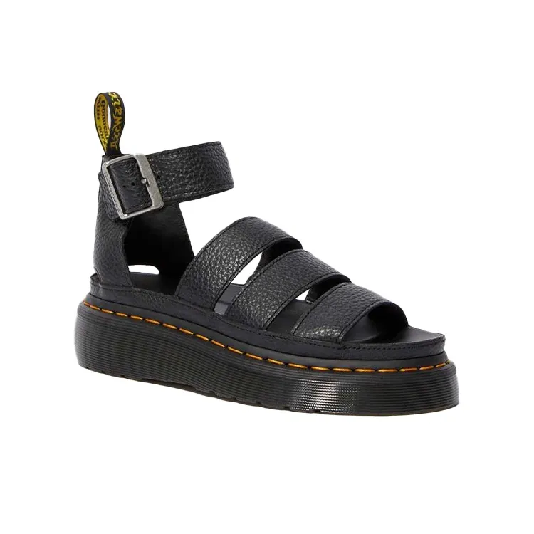 Dr.Martens Clarissa Ii Leather Platform Sandals 'Black' Women's-1