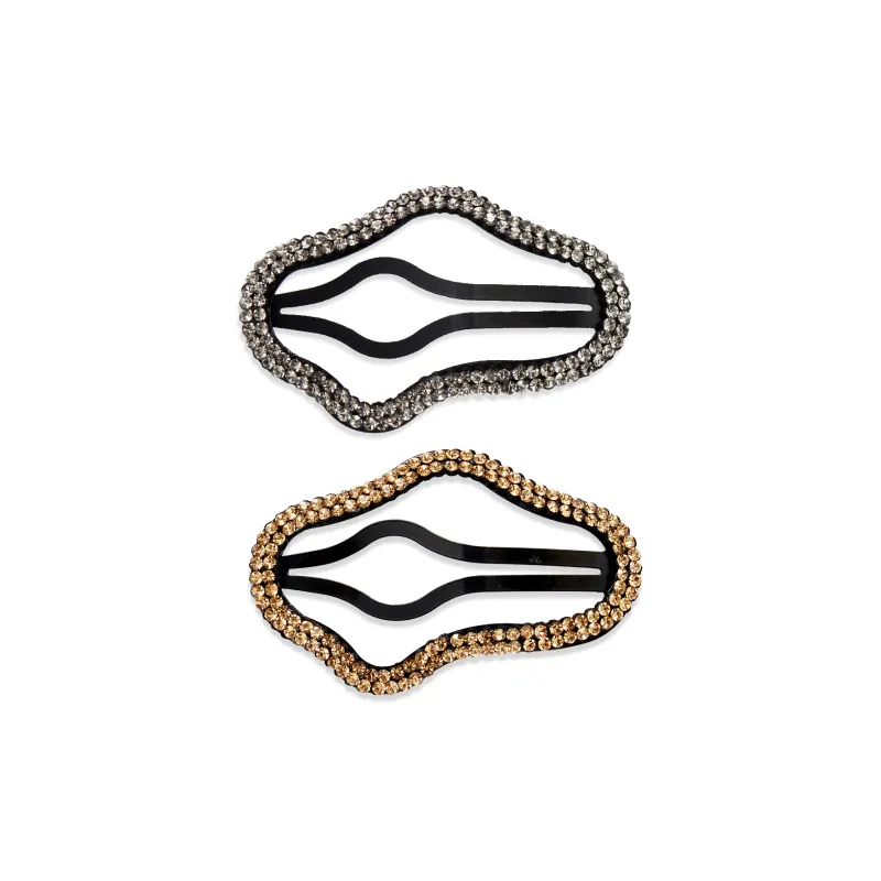 AGOVSKI Alloy Hair Clips Women's-4