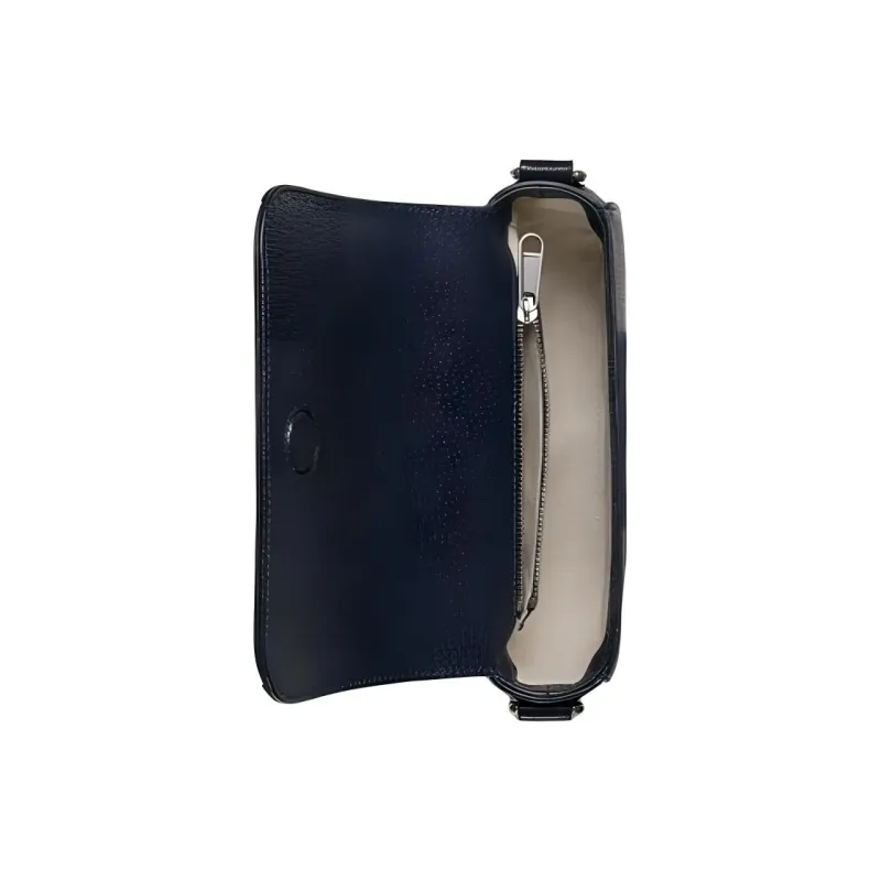 GUCCI Supreme Canvas Shoulder Bag, Crossbody Bag Extra Mini Men's Blue-5