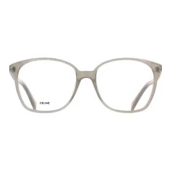 CELINE Acetate Irregular Shape Eyeglass Frames Unisex White