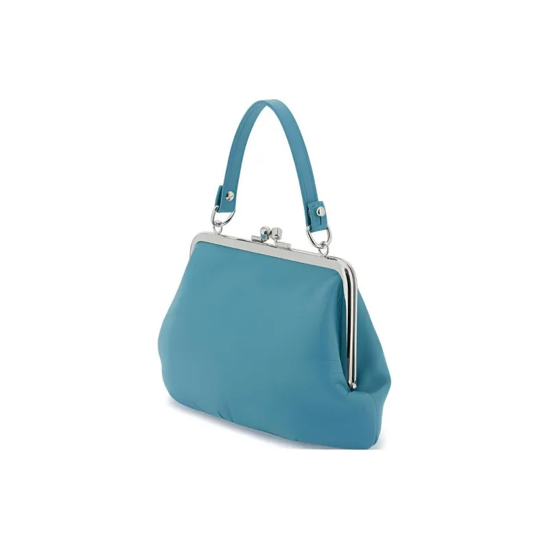 Vivienne Westwood Lambskin Shoulder Bag Women's Blue-2