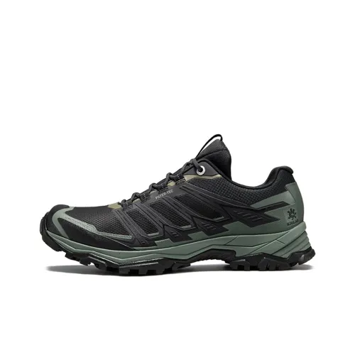 KAILAS Hiking / Trekking Shoes Men Low-Top Jasper Black/Laurel Green