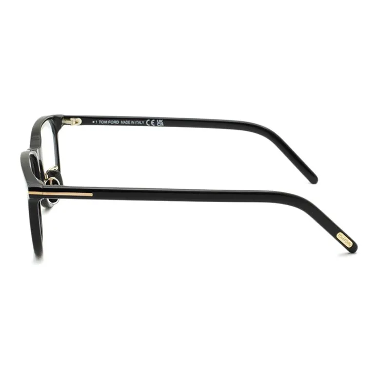 TOM FORD Plastic Square Eyeglass Frames Unisex Black-1