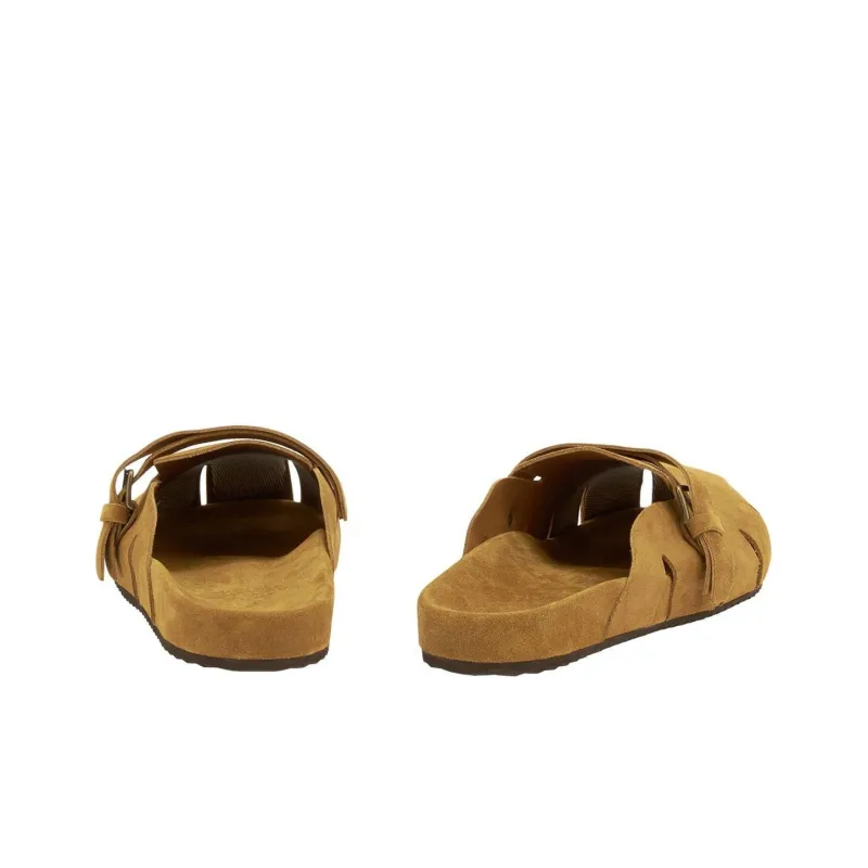 ANCIENT GREEK SANDALS Wrap-toe Slippers Men's Yellow-3
