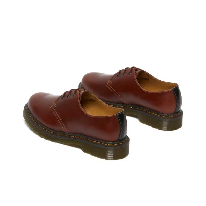 Dr.Martens 1461 Abruzzo Leather Shoes 'Brown Black'-4