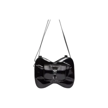 Dr.Martens Leather Backpack On The Shoulder Unisex Black