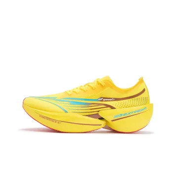 361° Flying Future 1.5 Cushioned Slip Resistant Abrasion Resistant Breathable Low Top Running Shoes Unisex Acid Yellow