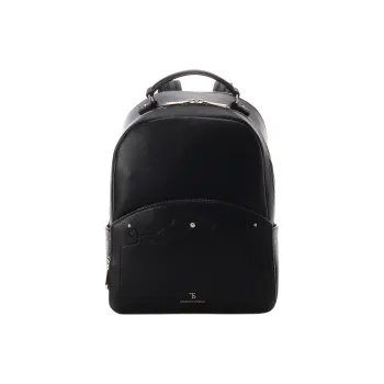 SAMANTHA THAVASA Synthetic Leather Backpack Women's Black