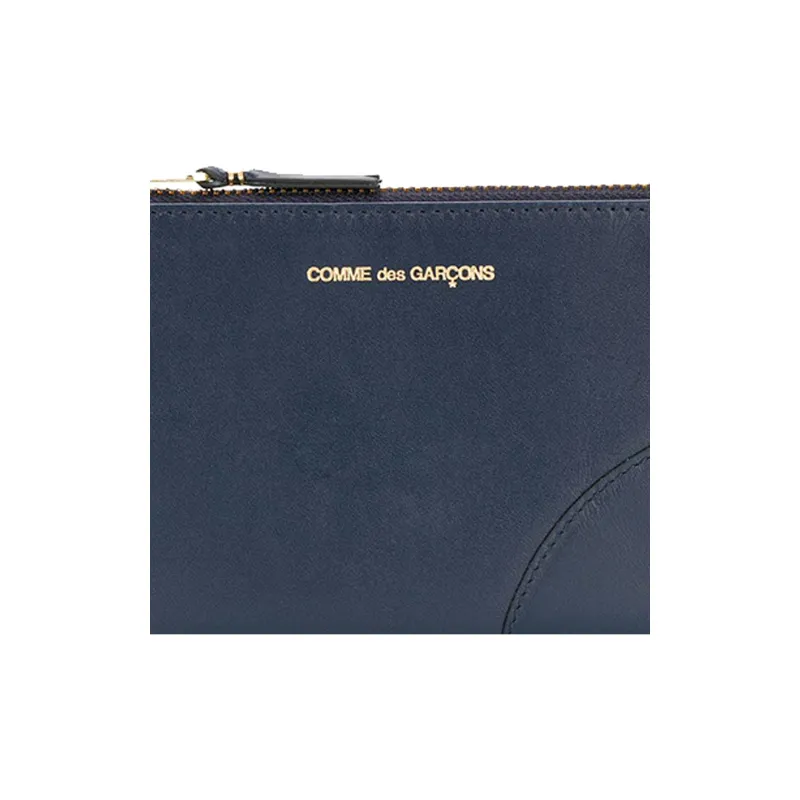 CDG Leather Wallet Regular Women's Blue-3