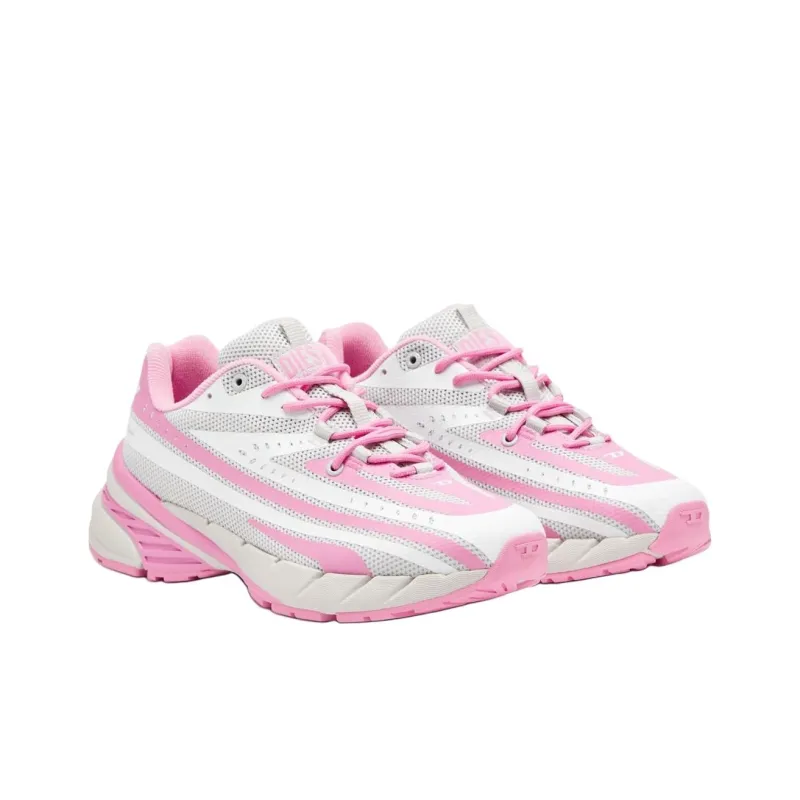 DIESEL D Airspeed Low Top Casual Shoes Women's Pink-3