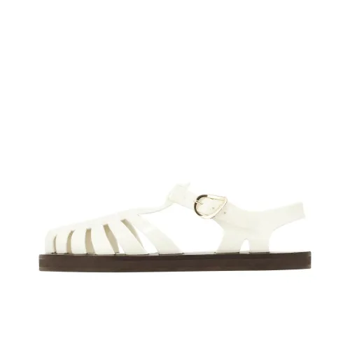 ANCIENT GREEK SANDALS Homeria Roman Sandals Women's White