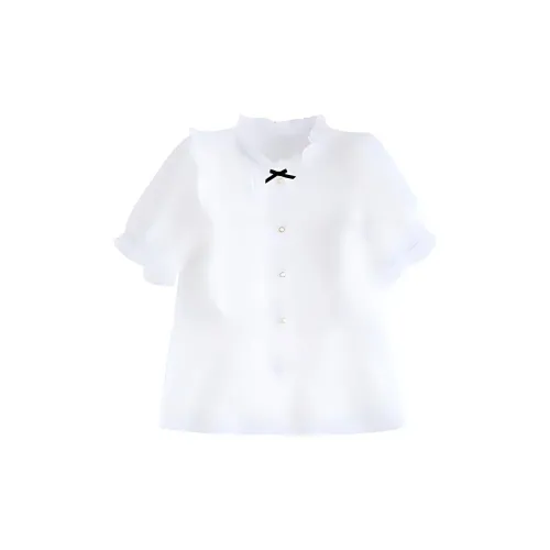 ETSE Chiffon Shirts Women's White