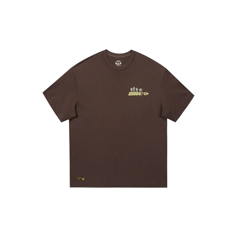 361° x XIAOHUANGREN,LIANMINGKUAN T Shirt Unisex New Coffee-1