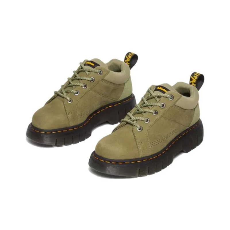 Dr.Martens Low Top Casual Shoes Unisex Army Green-2