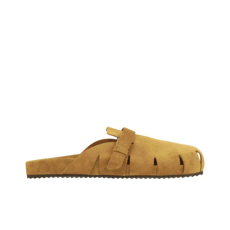 ANCIENT GREEK SANDALS Wrap-toe Slippers Men's Yellow-1