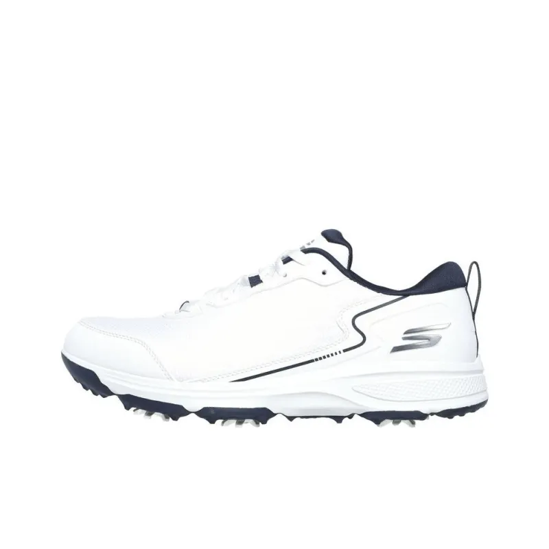 Skechers Relaxed Fit GO GOLF Torque Anti-Slip Wear-Resistant Low-Top Golf Shoes Men's White Blue-0