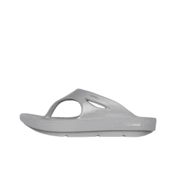 Skechers GO RECOVER Abrasion-Resistant Slip-Resistant Flip Flops Women's Gray