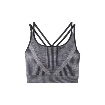 SMARTWOOL Bra Women's Black Phoebe Zhennan