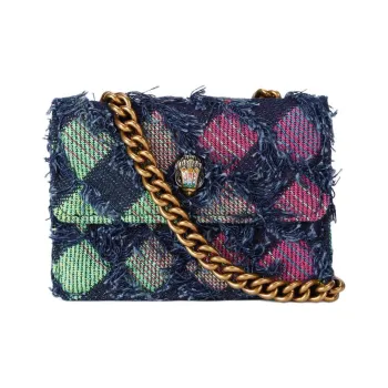 Kurt Geiger London Denim Shoulder Bag Crossbody Bag Micro Women's Green & Multicolor