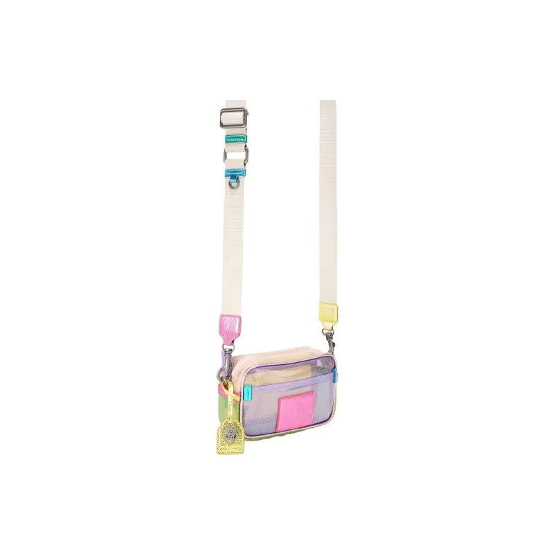 Kurt Geiger London Fabric Camera Bag Shoulder Bag Crossbody Bag Small Size Women's Multicolor-3