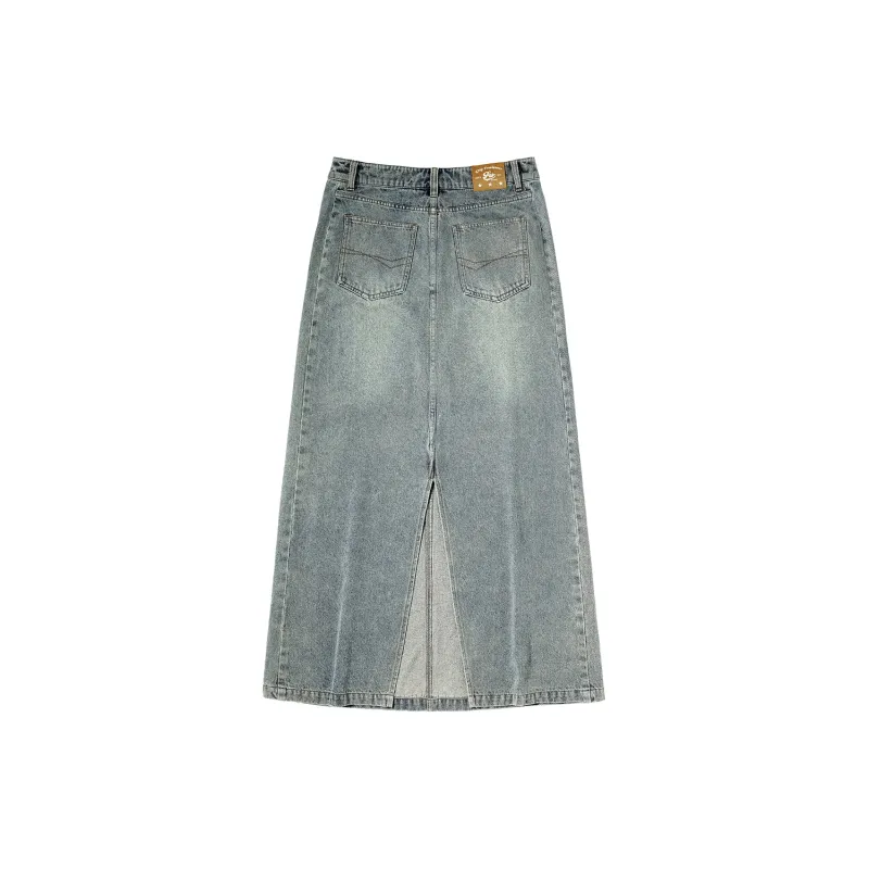 PSO Brand Denim Long Skirt Women's-5