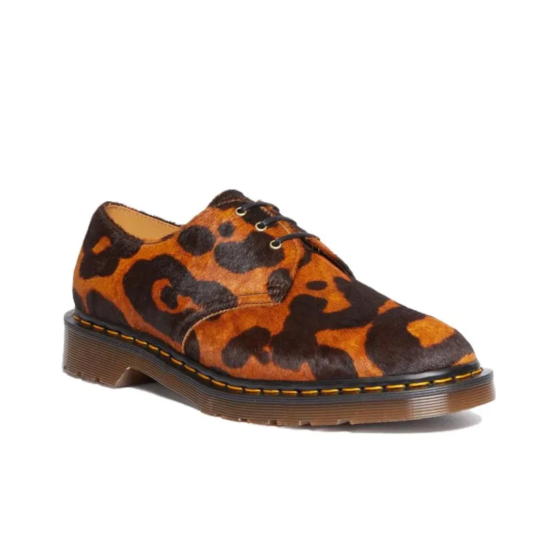 Dr.Martens 1461 Low Top Casual Shoes Unisex Leopard Print-1