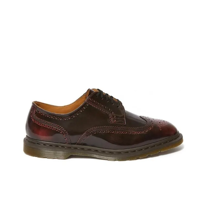 Dr. Martens Kelvin Ii Arcadia Leather Brogue Shoes 'Cherry Red'-1