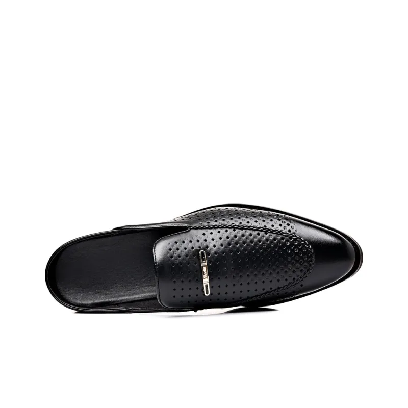 LUOMAIKE Rubber Sole Abrasion Resistant Slip Resistant Wrap toe Slippers Men's-2