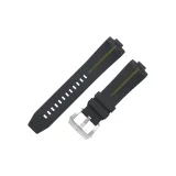 Black Outer Olive Green Line