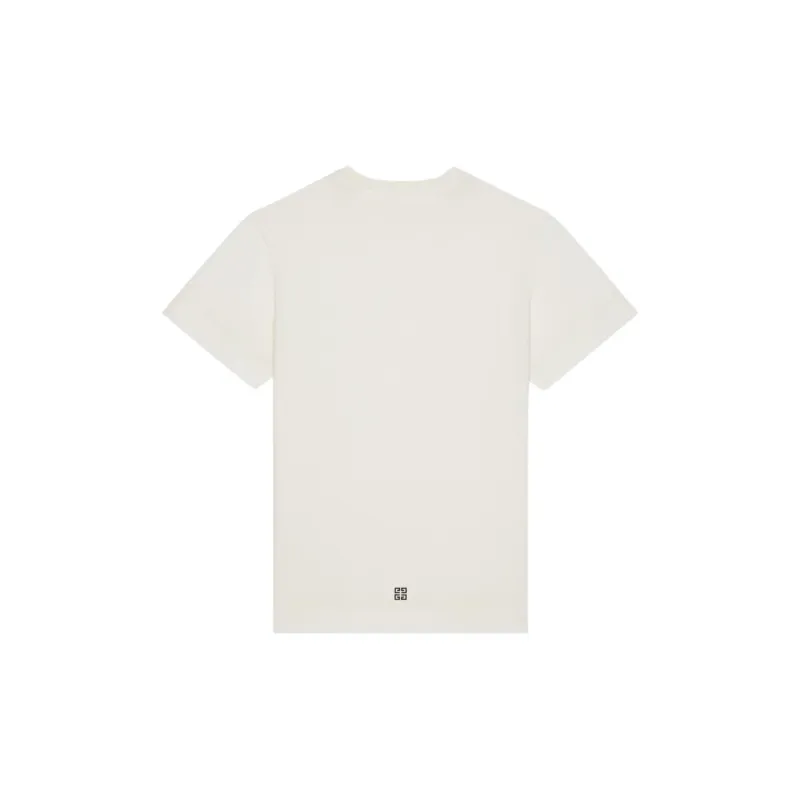 Givenchy 4G Embroidered Crewneck T Shirt-1