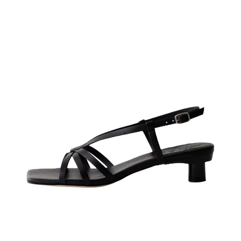 TIBI Brooks Strap Sandals 3.8cm Women's Black-0