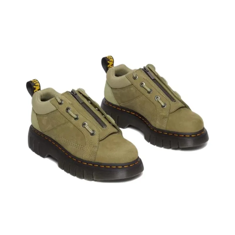 Dr.Martens Low Top Casual Shoes Unisex Army Green-3
