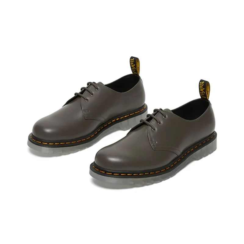 Dr.Martens 1461 Iced Smooth Leather Oxford Shoes 'Olive Green' Women's-2