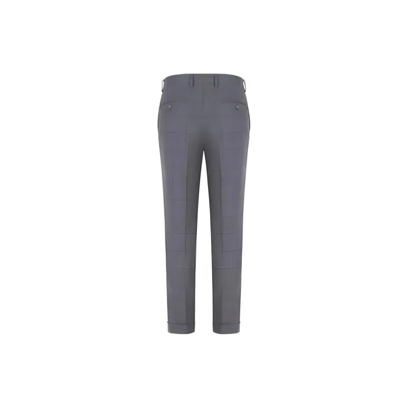 Yiwen Suit Trouser Men's Gray Coffee-1