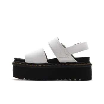 Dr.Martens Voss Leather Thick Bottom Sandals White Women's