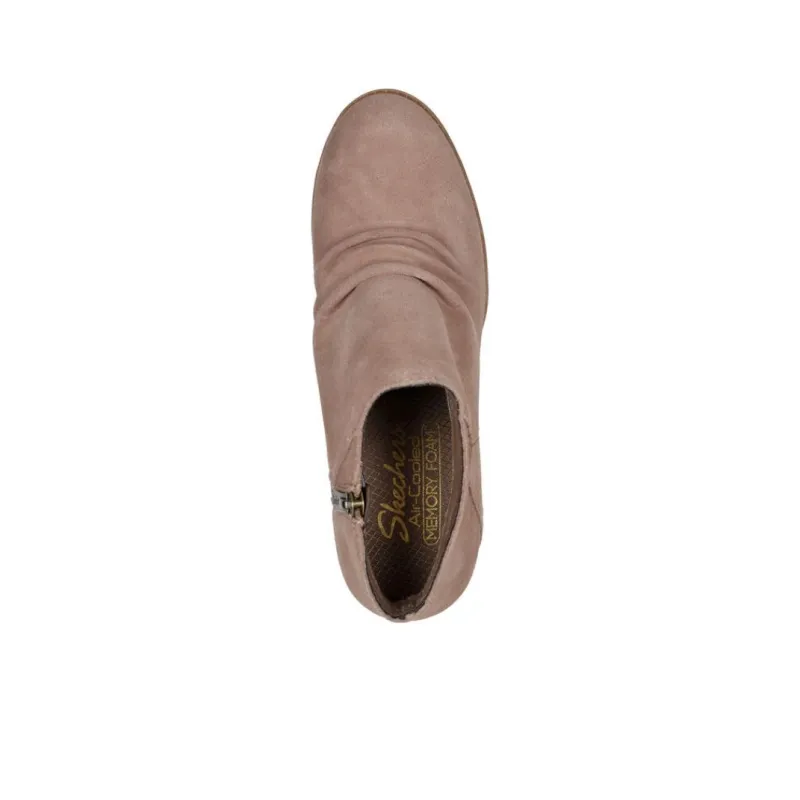 Skechers Taxi - Western City Ankle Boots High Heel Women's Brown-2