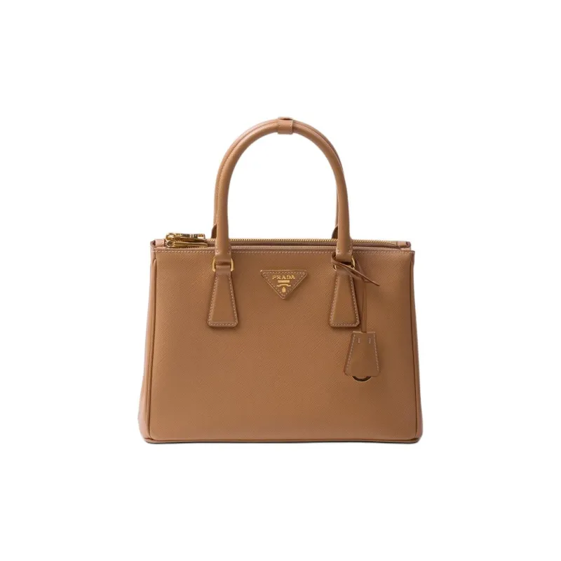 PRADA Galleria Killer Bag Leather Shoulder Bag Crossbody Bag Handbag Medium Size Women's Brown-0