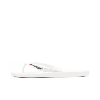 DIESEL Rubber Sole Flip Flops Men's White