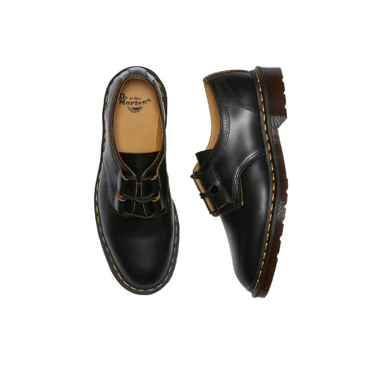 Dr.Martens 1461 Ghillie Smooth 'Black' Women's-2