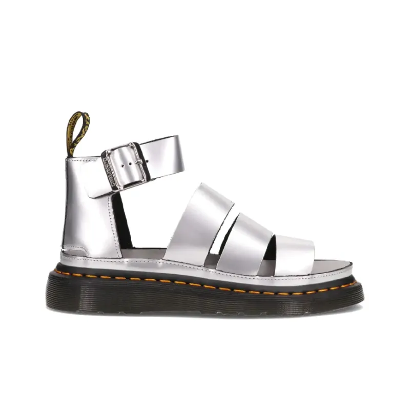 Dr.Martens DrMartens Clarissa Thick Sole Sandals Silver Women's-1