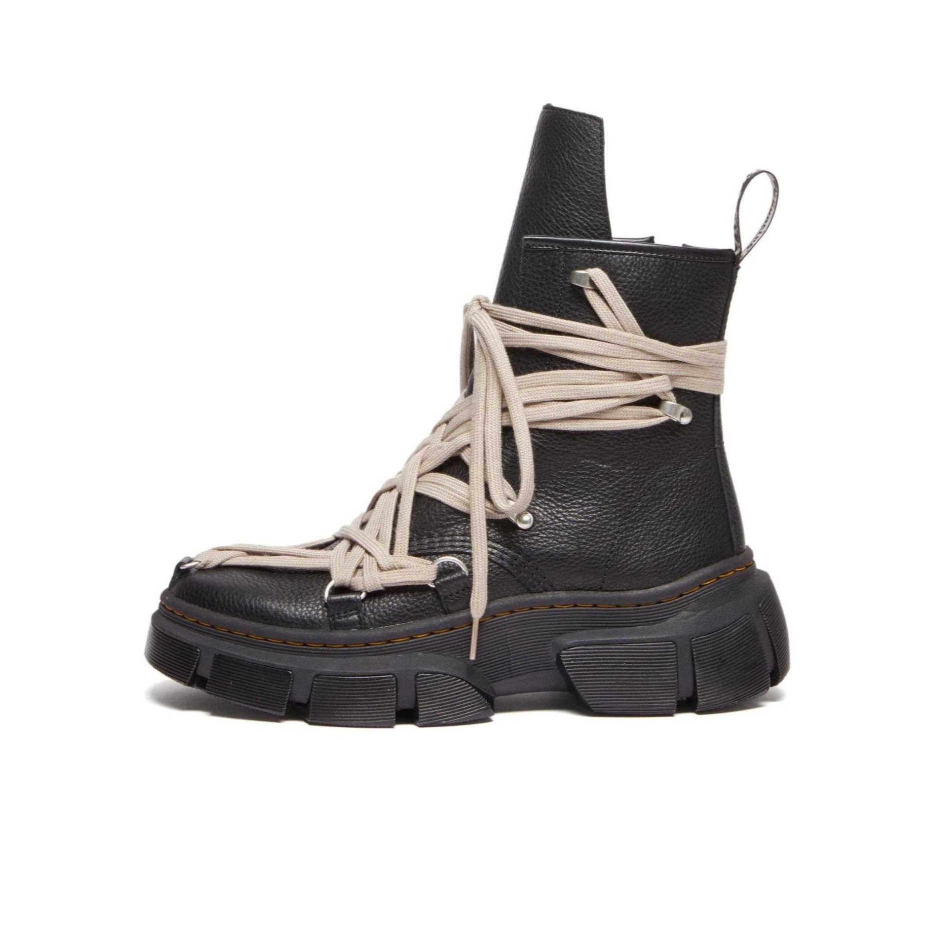 Dr. Martens 1460 DMXL Mega Lace Boot Rick Owens Black POIZON