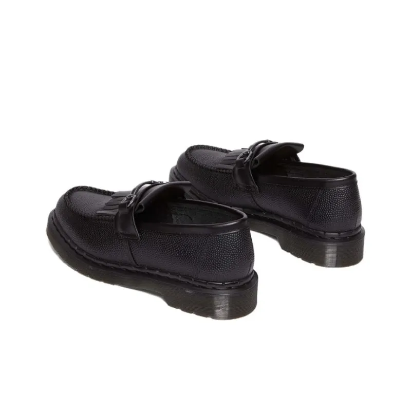 Dr. Martens Adrian Snaffle Pebble Grain Leather Kiltie Loafer Black-3