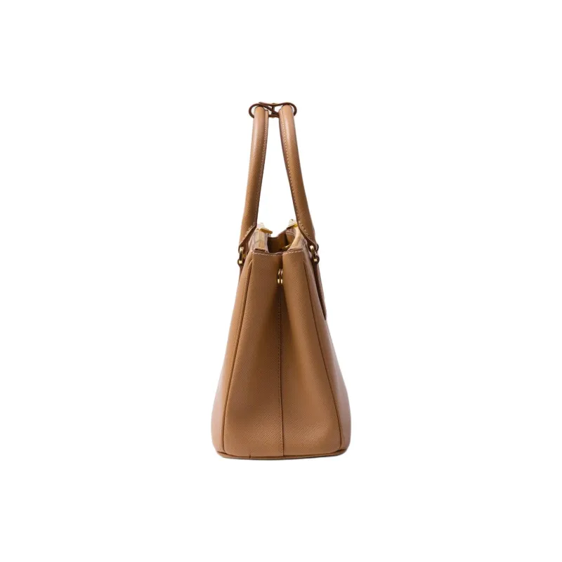 PRADA Galleria Killer Bag Leather Shoulder Bag Crossbody Bag Handbag Medium Size Women's Brown-2