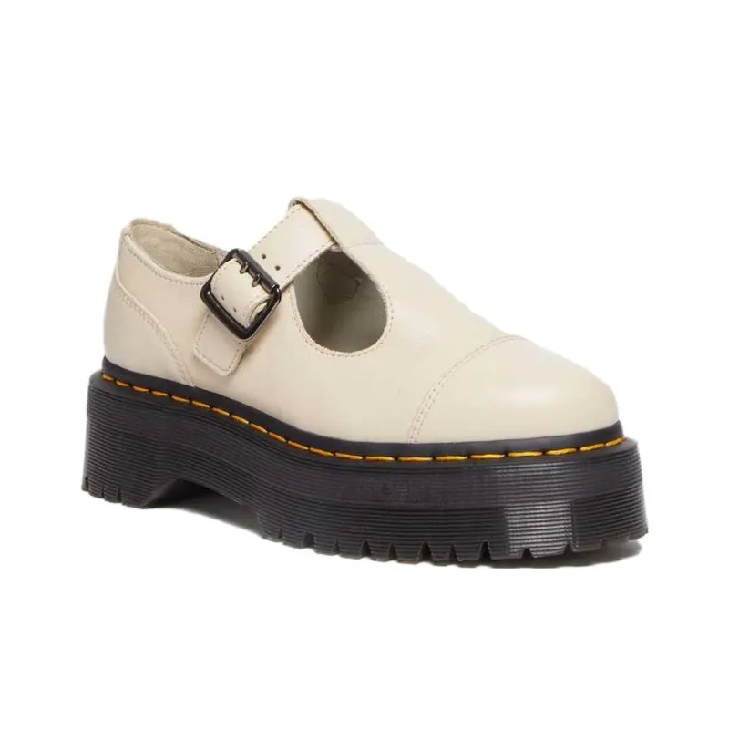 Dr.Martens Bethan Pisa Leather Platform Mary Jane 'Parchment Beige' Women's-1