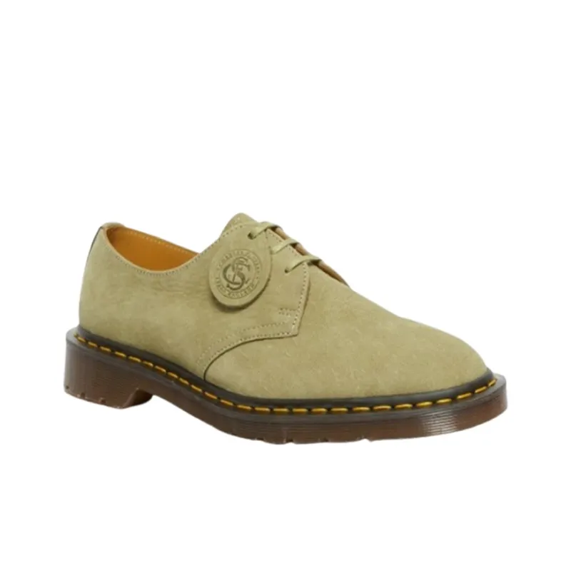 Dr. Martens 1461 Made In England Nubuck Leather Oxford Green-1