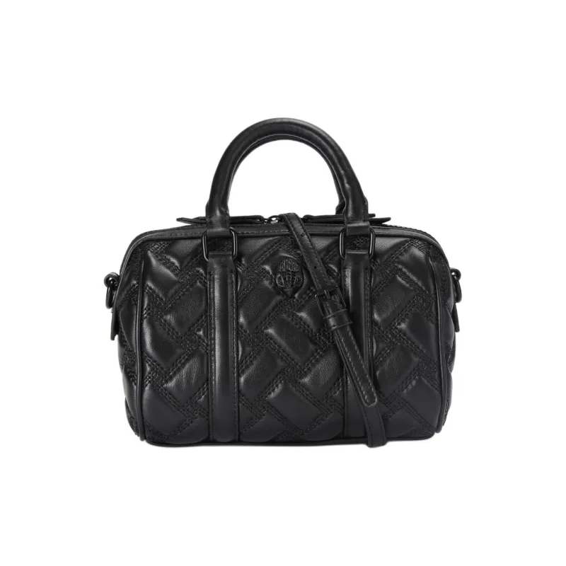 Kurt Geiger London Leather Shoulder Bag Crossbody Bag Handbag Small Size Women's Black-0