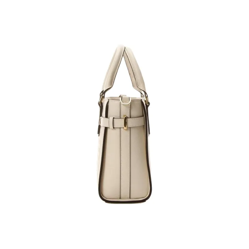 SAMANTHA THAVASA Cotton Synthetic Leather And Polyester Blend Handbag Women's White-4